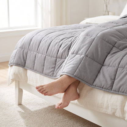 Warm Weighted Blanket for Anxiety & Better Sleep | Duvella