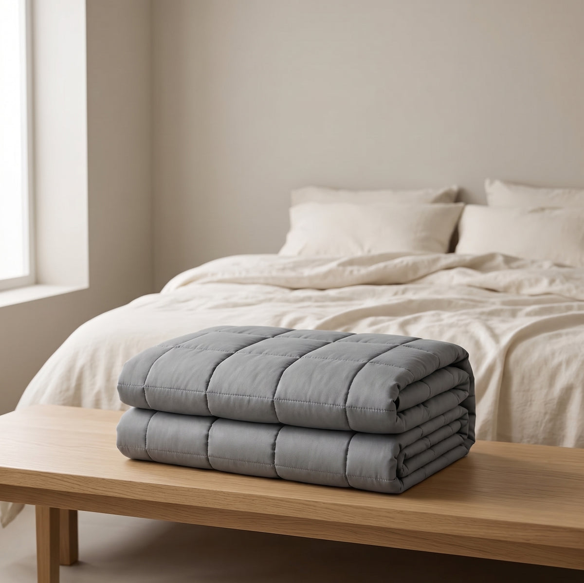 Warm Weighted Blanket for Anxiety & Better Sleep | Duvella