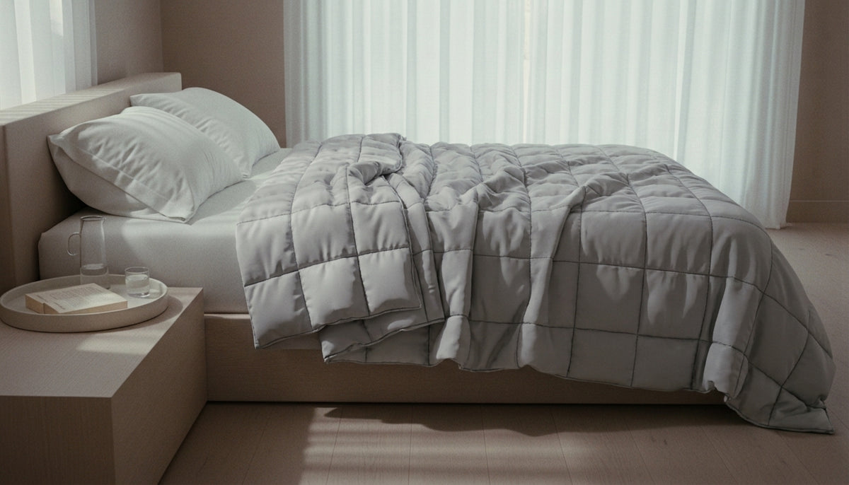 Warm Weighted Blanket for Anxiety & Better Sleep | Duvella